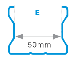 Colorbond Post Type E 50mm - Steeline