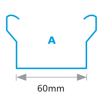 Colorbond Post Type A 60mm – Lysaght